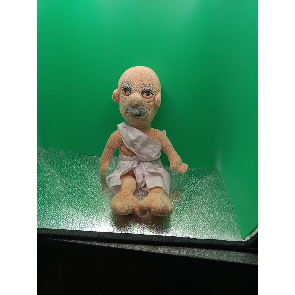 Mahatma Gandhi Little Thinker plush doll 11 inches